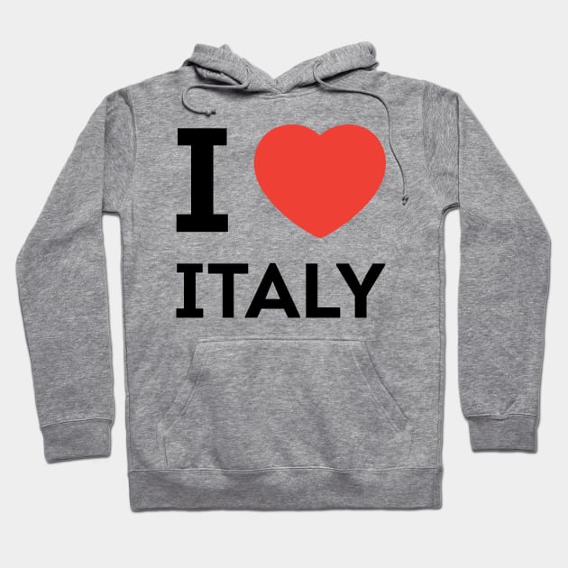 I LOVE ITALY Hoodie by JamesBennettBeta